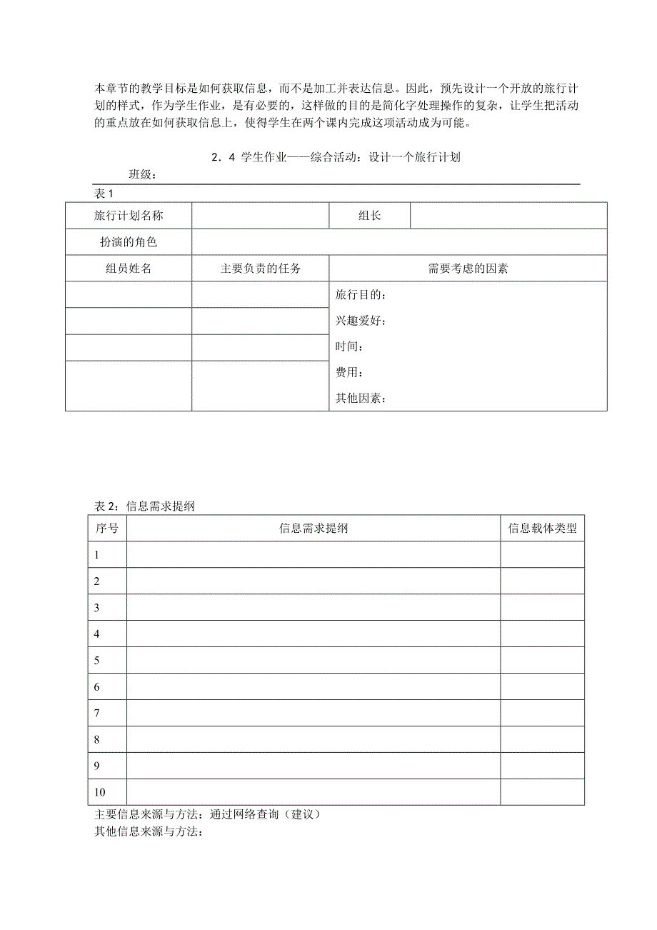 2.4综合活动设计一个旅游计划_第4页