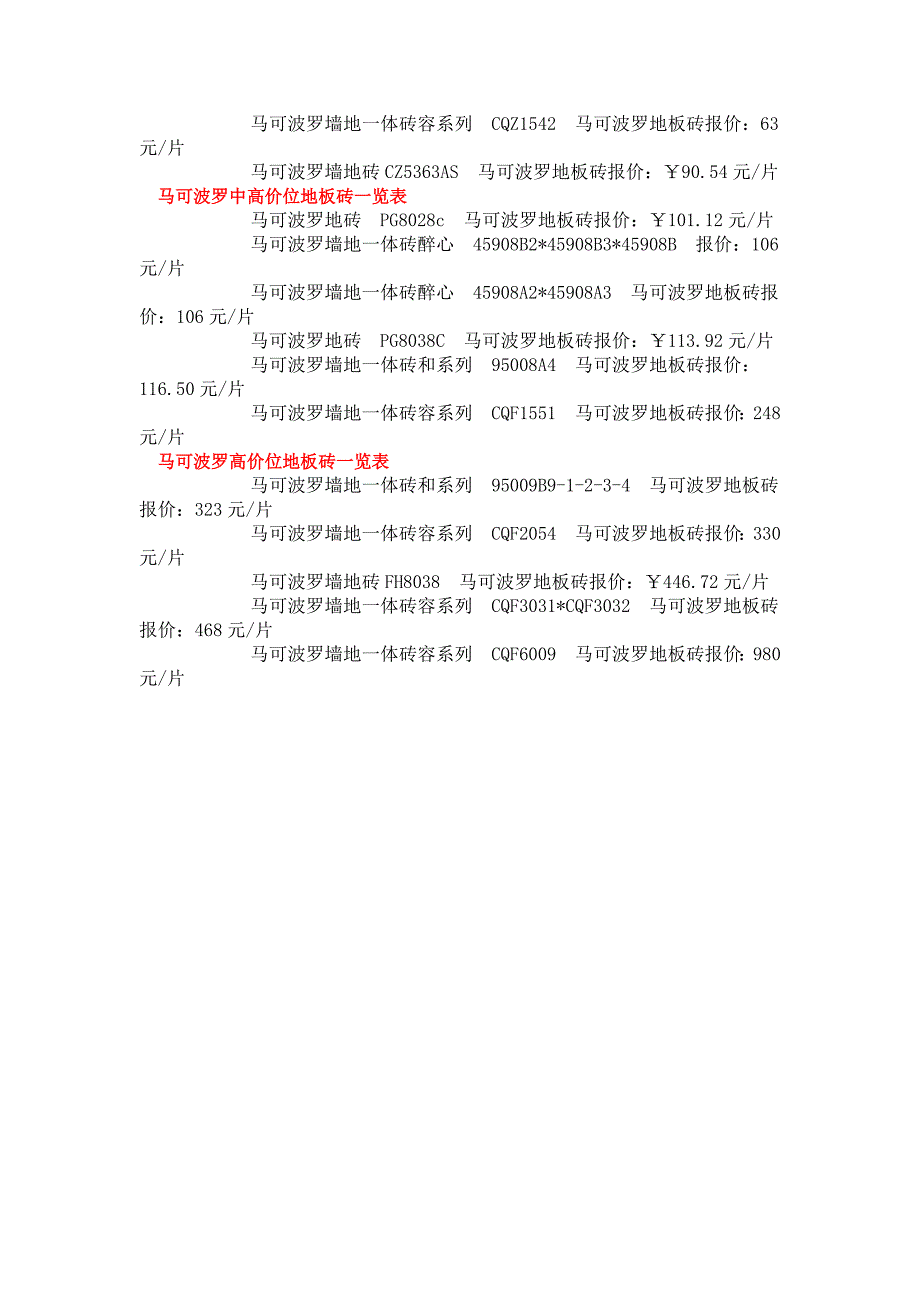 瓷砖的分类用途注意事项价格.doc_第3页