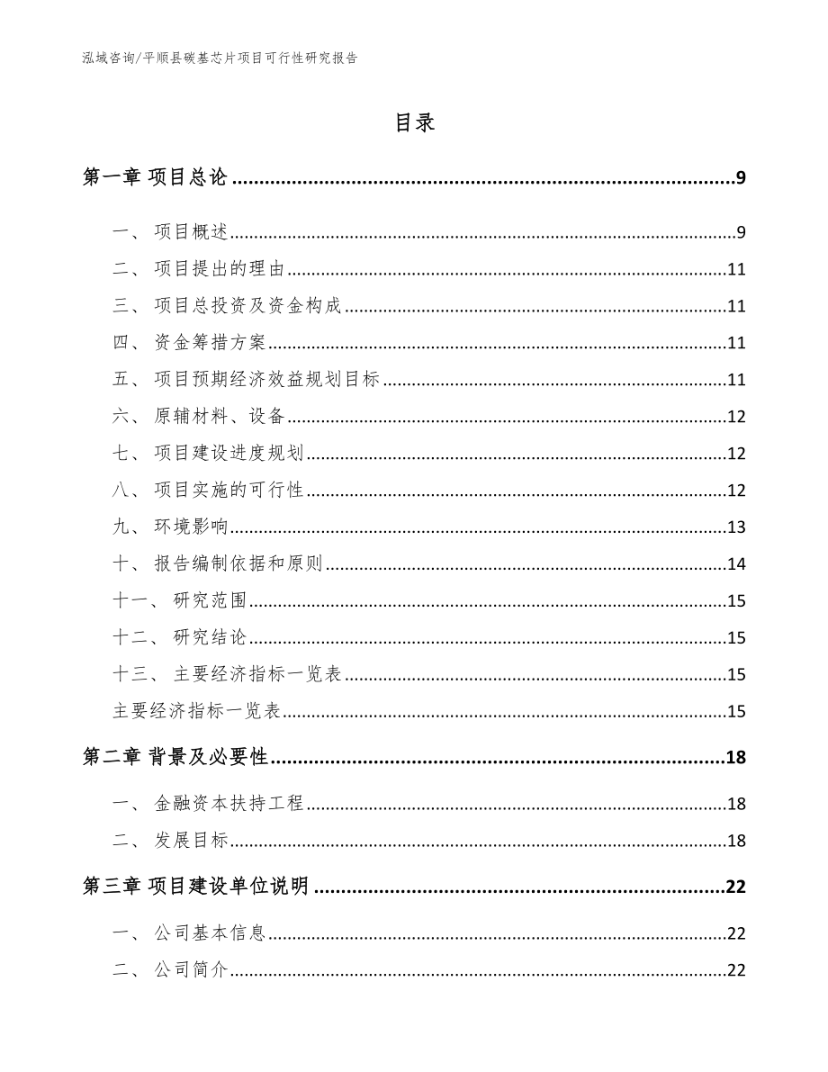 平顺县碳基芯片项目可行性研究报告（模板范本）_第2页