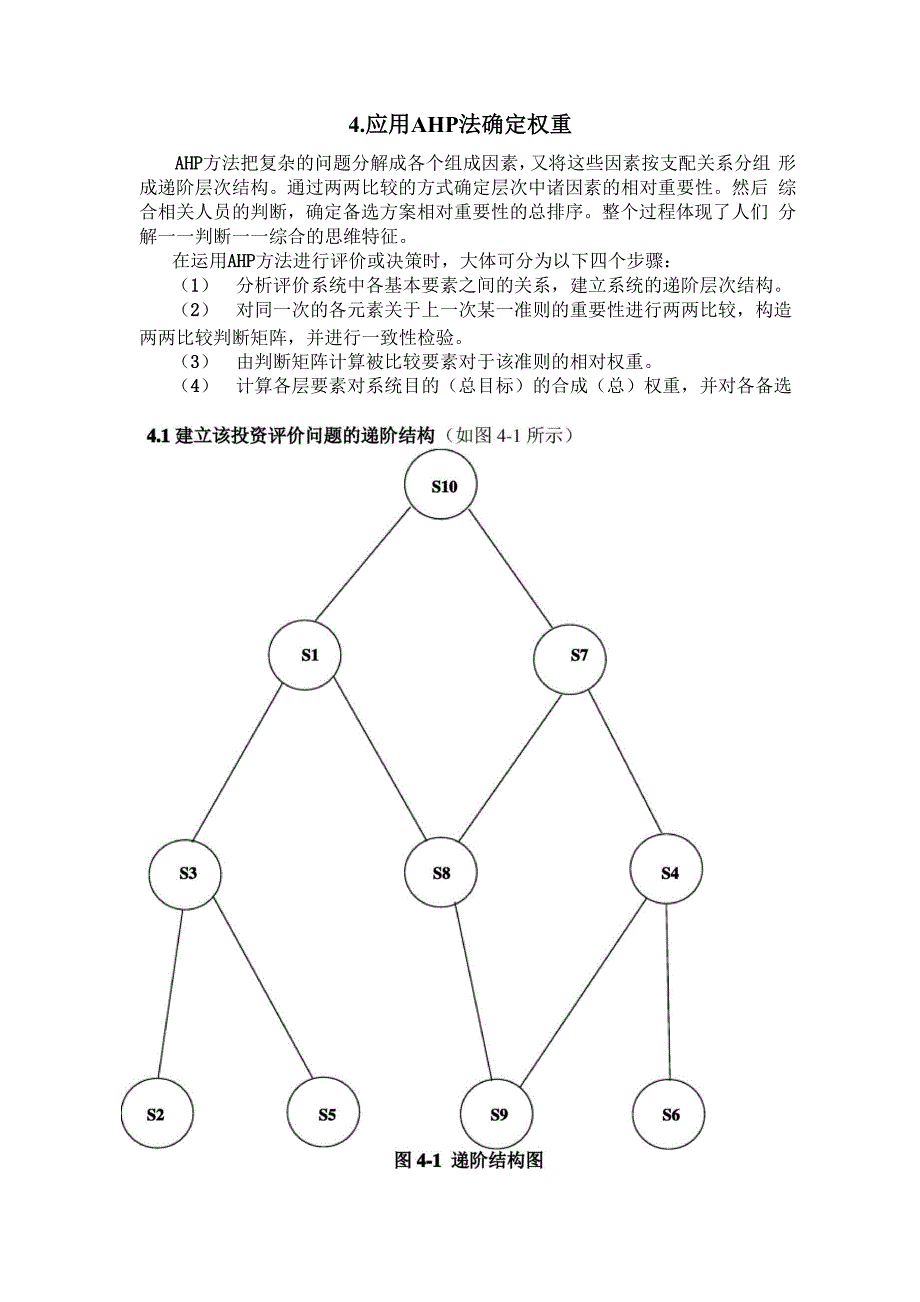 应用AHP法确定权重_第1页