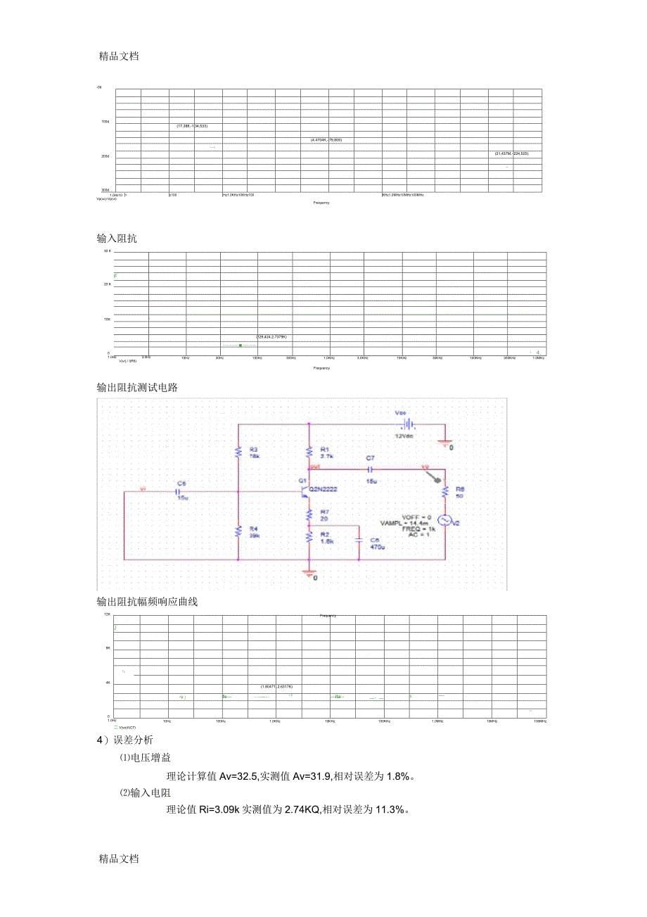 实验三晶体管放大电路设计_第5页