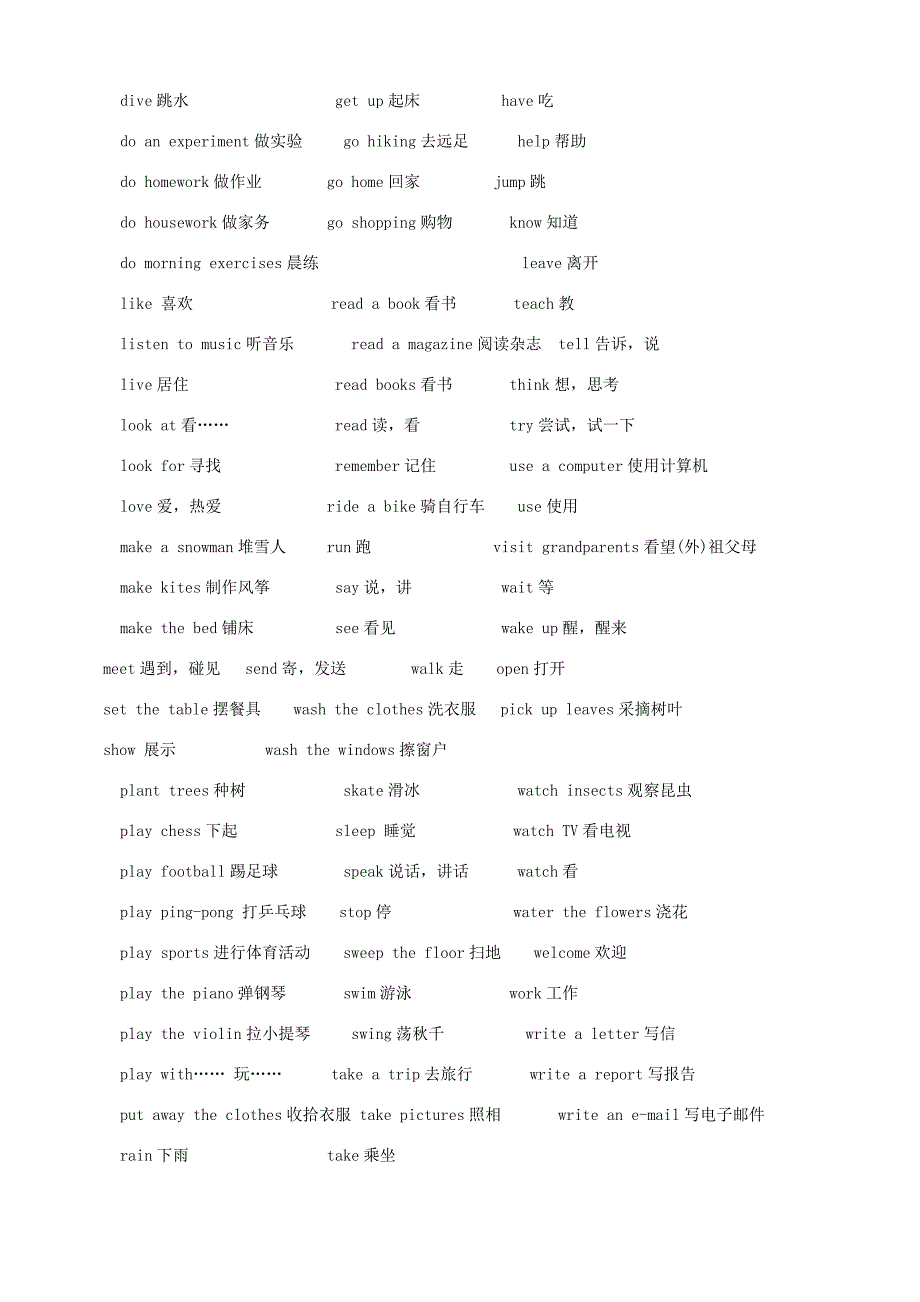 小升初必备英语单词_第4页