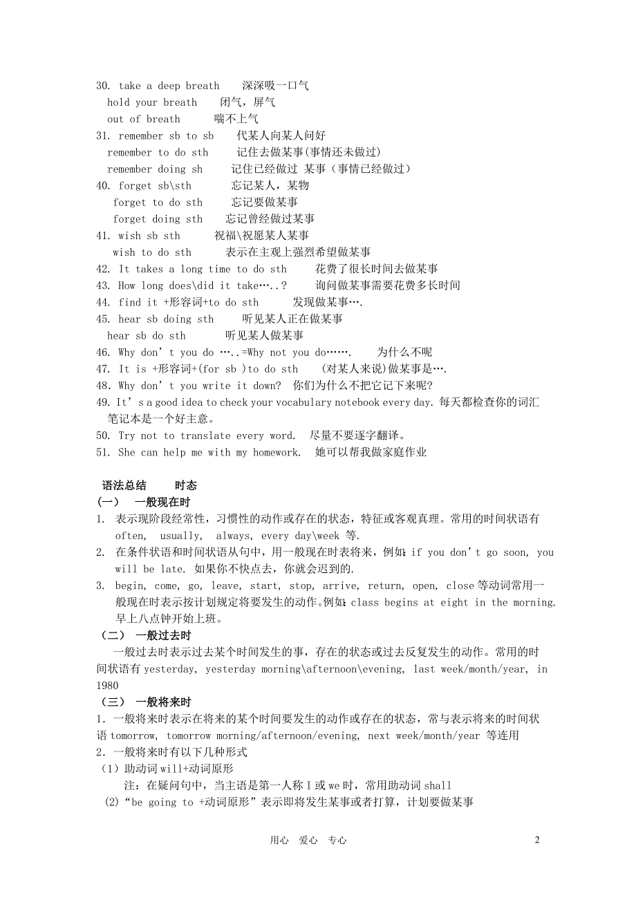 八年级英语上册知识点总结_外研版_第2页