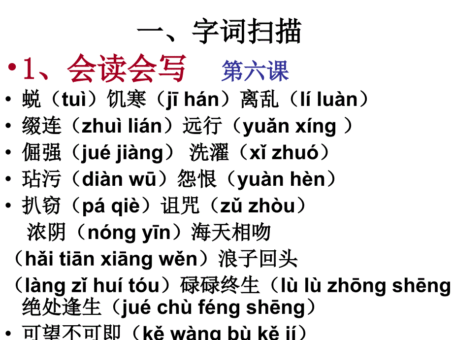 语文上册第二单元复习(李).ppt_第2页