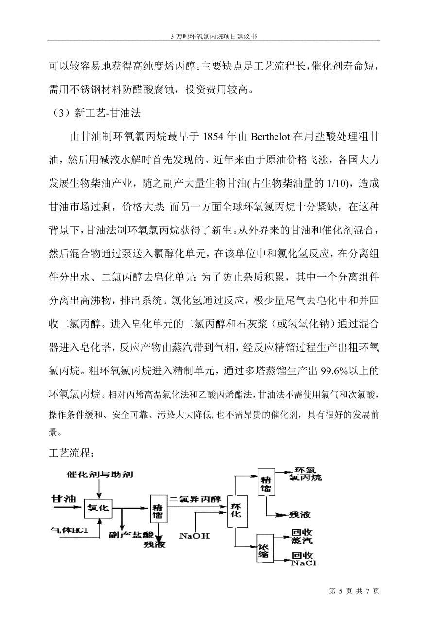 环氧氯丙烷建议书.doc_第5页