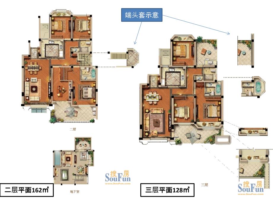 上海宝山产品-户型分析(退台花园洋房)_第4页