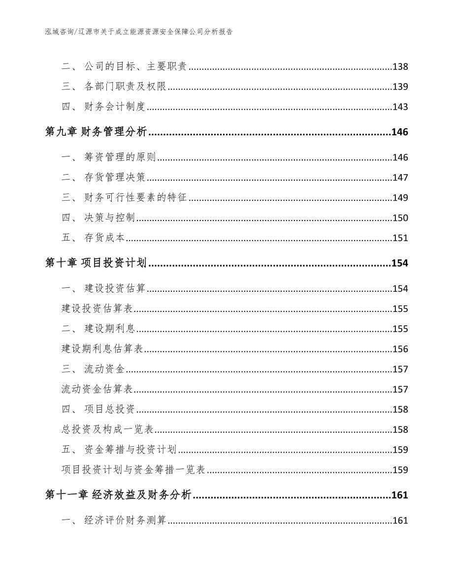 辽源市关于成立能源资源安全保障公司分析报告参考范文_第5页