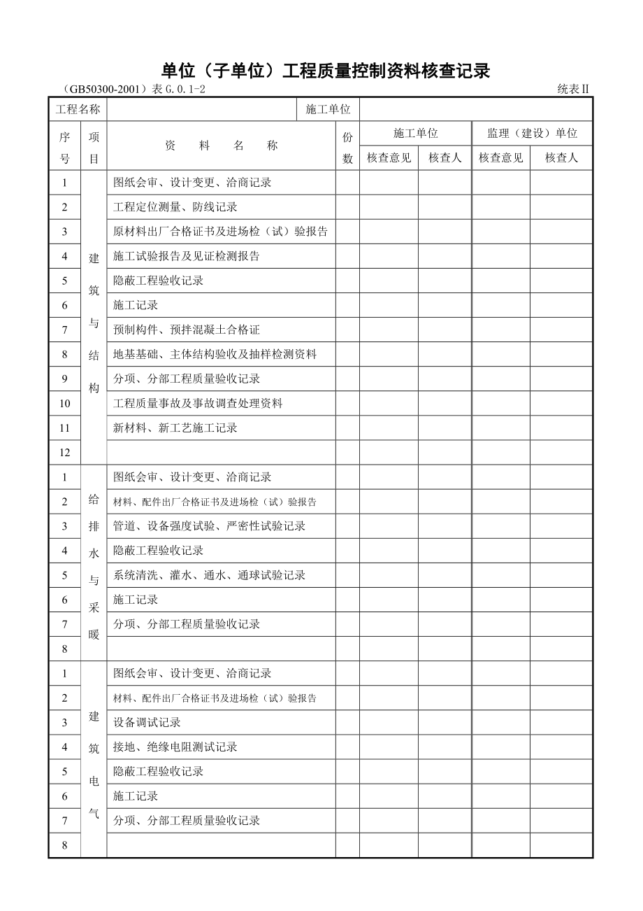 建筑节能工程施工质量验收表_第4页