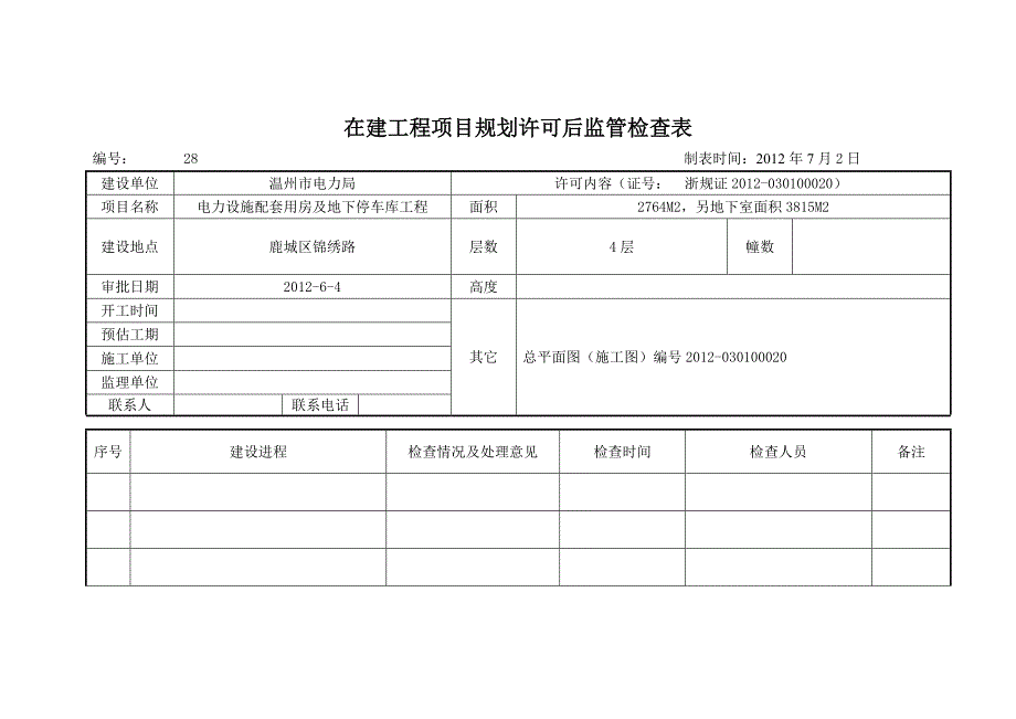 28温州市电力局电力设施配套用房及地下停车库_第1页