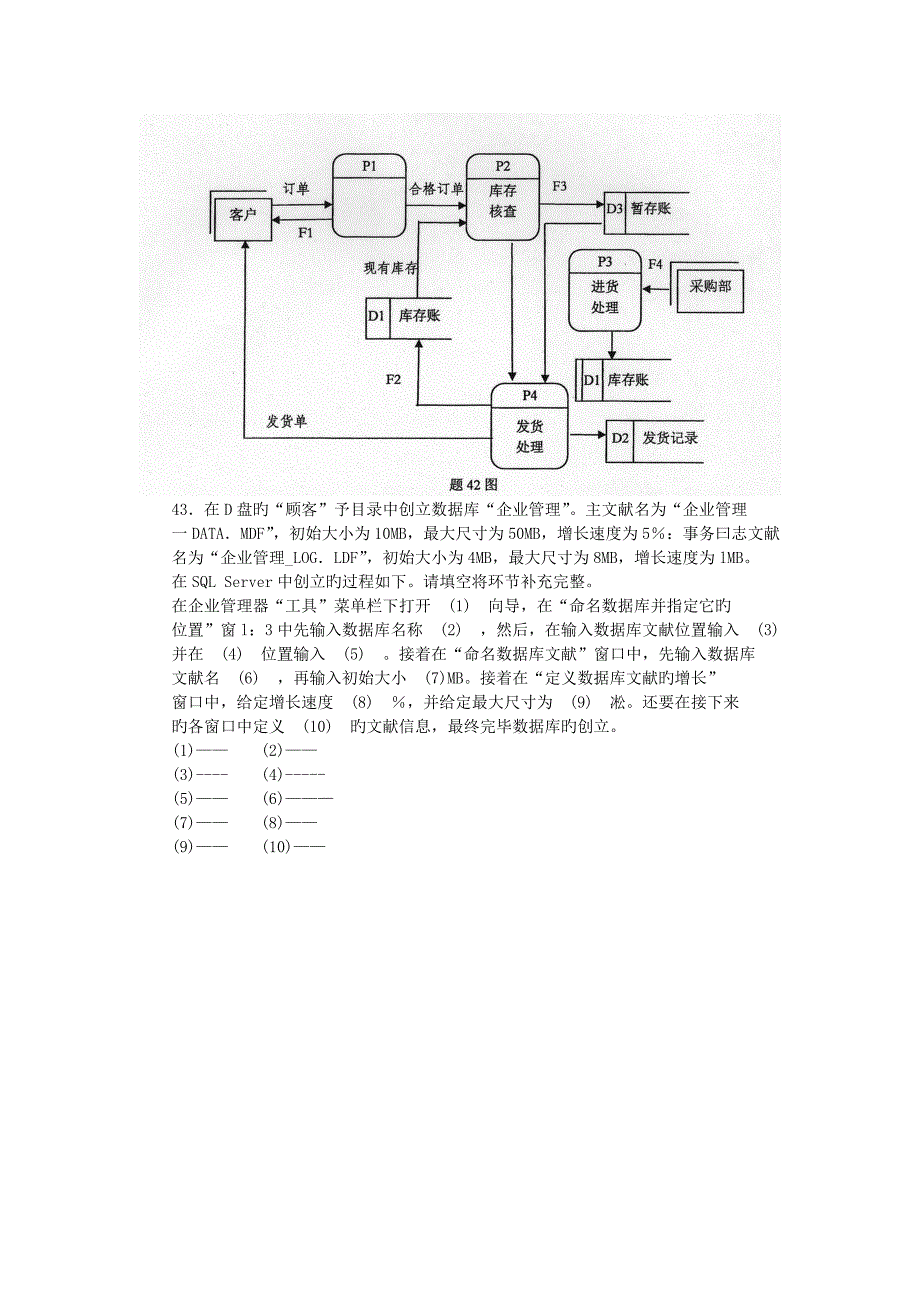 2023年自考管理系统中计算机应用试卷及答案_第4页