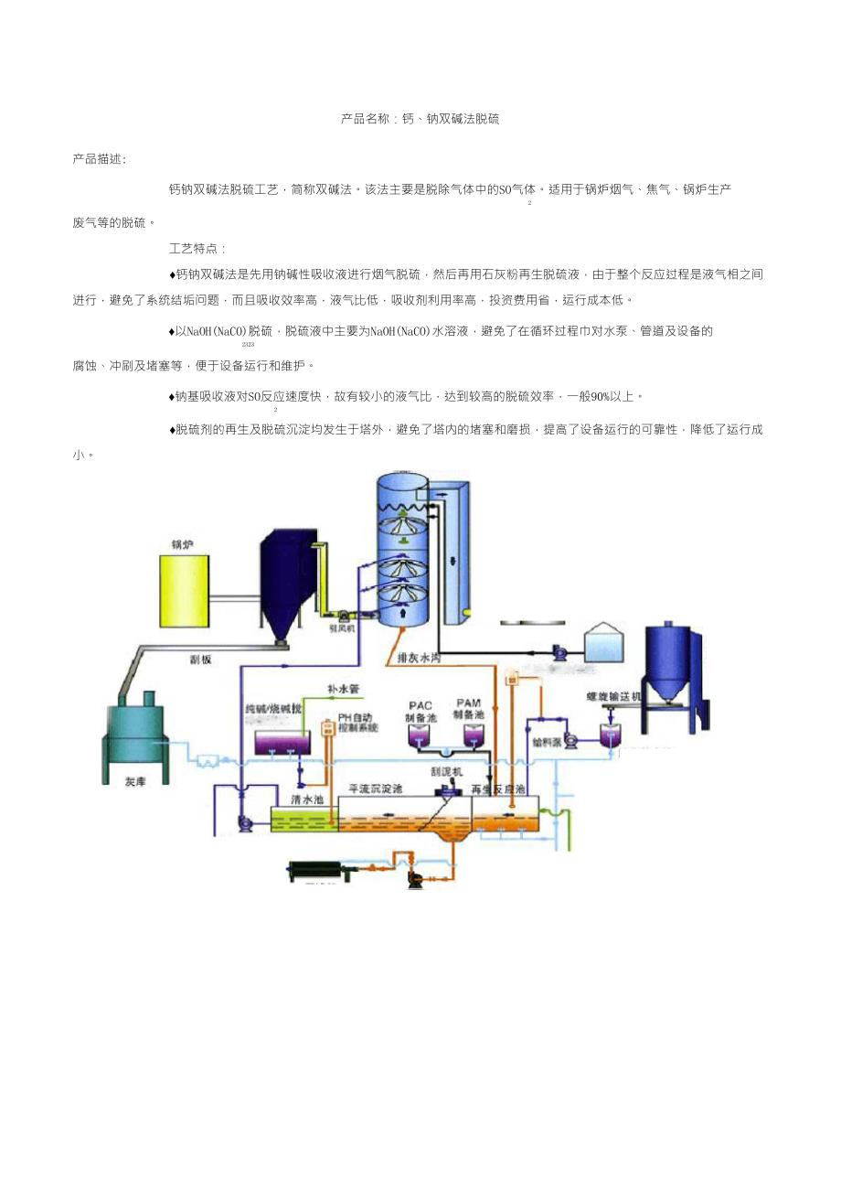 钙、钠双碱法脱硫_第1页