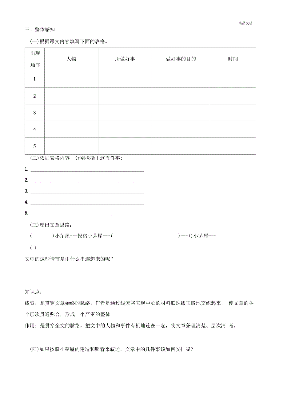 《驿路梨花》导学案_第2页