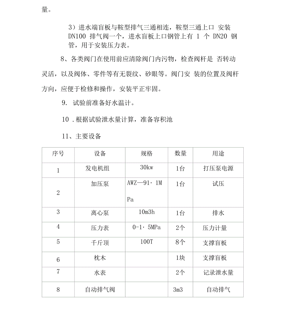 给水管道试压试验方案讲解_第4页