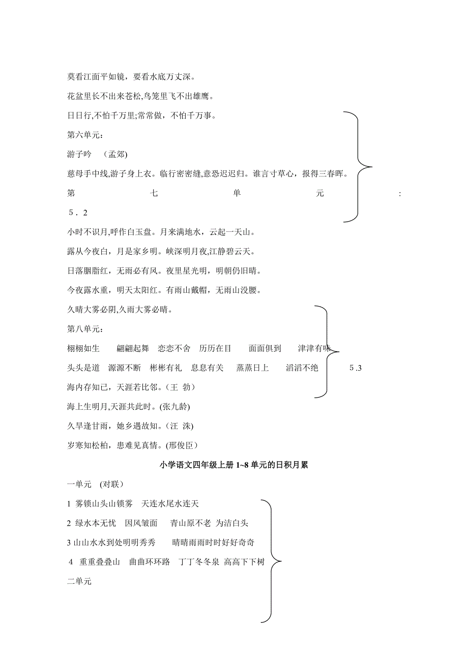 小学语文人教版三至六年级日积月累_第3页