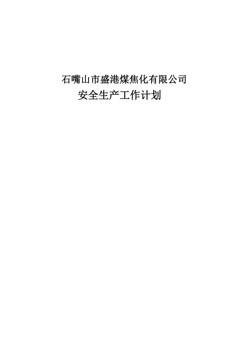 2.1.4-各级组织安全生产工作计划.doc_第1页