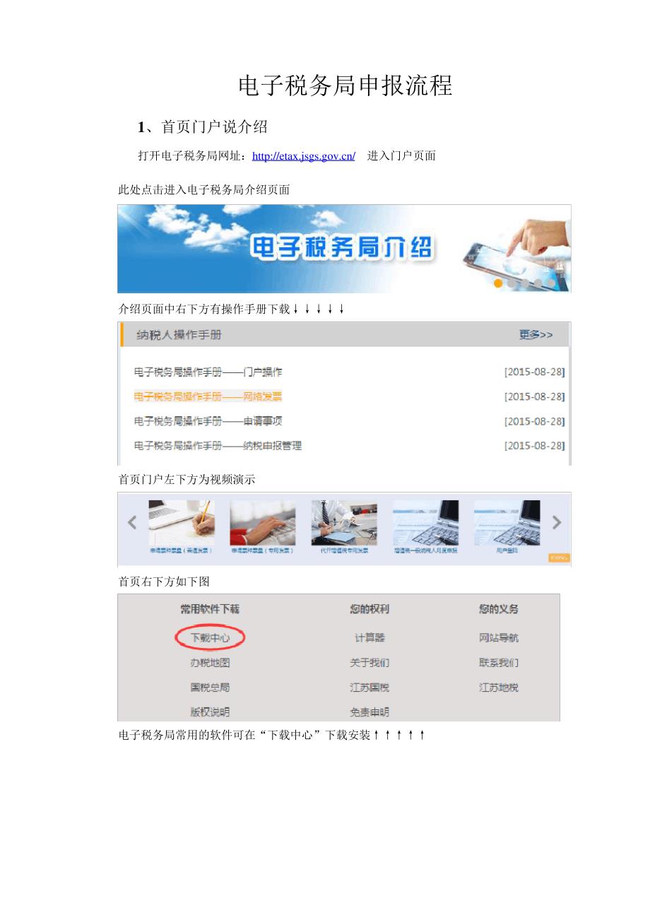 电子税务局申报流程简介_第1页