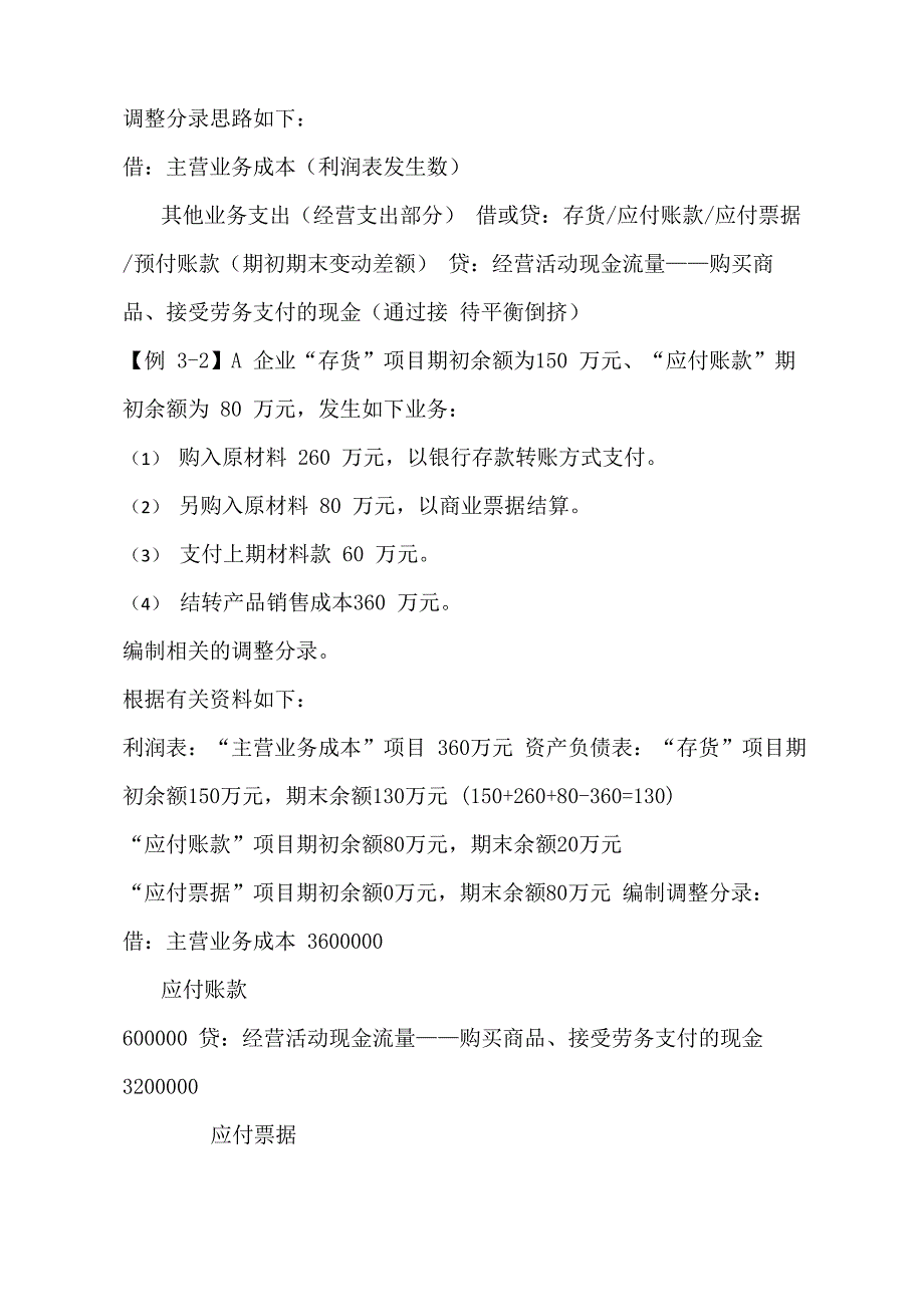 工作底稿法编制现金流量表_第4页