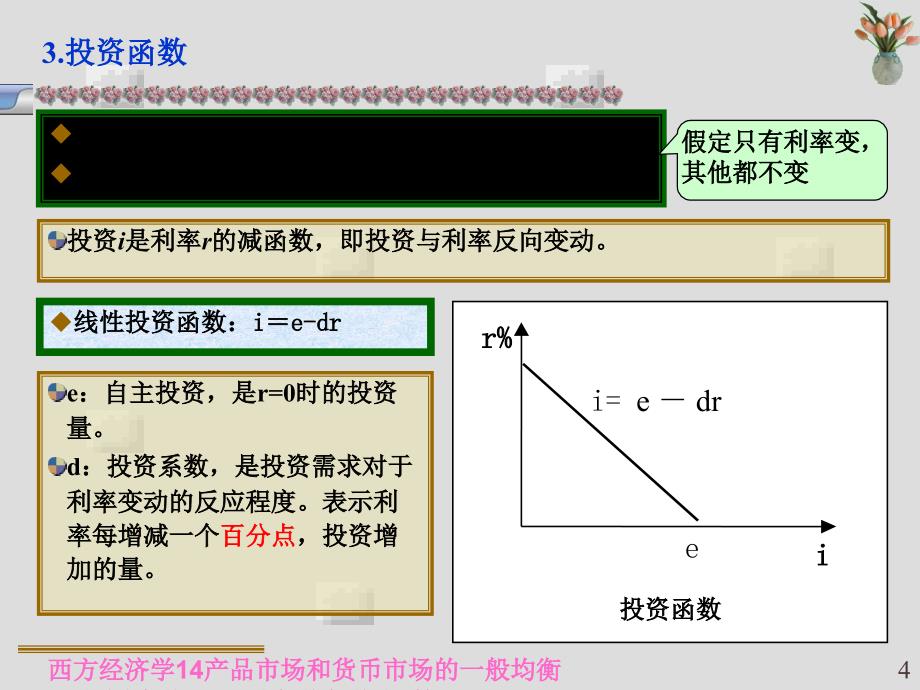 西方经济学14产品市场和货币市场的一般均衡课件_第4页