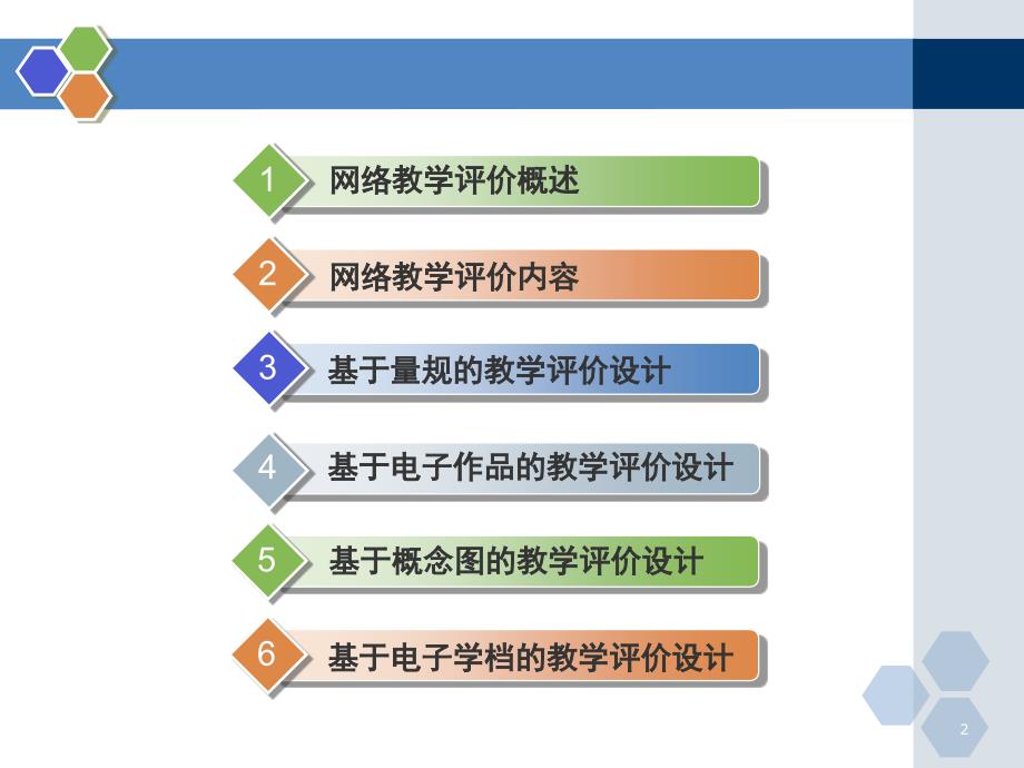 第九章网络教学评价的设计高级课堂_第2页