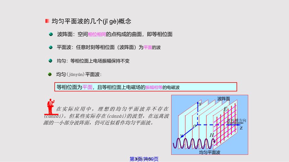 ch均匀平面波在无界空间中的传播实用实用教案_第3页