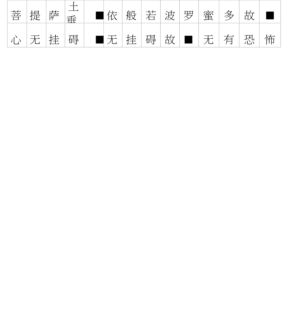 心经正楷钢笔字帖2_第2页