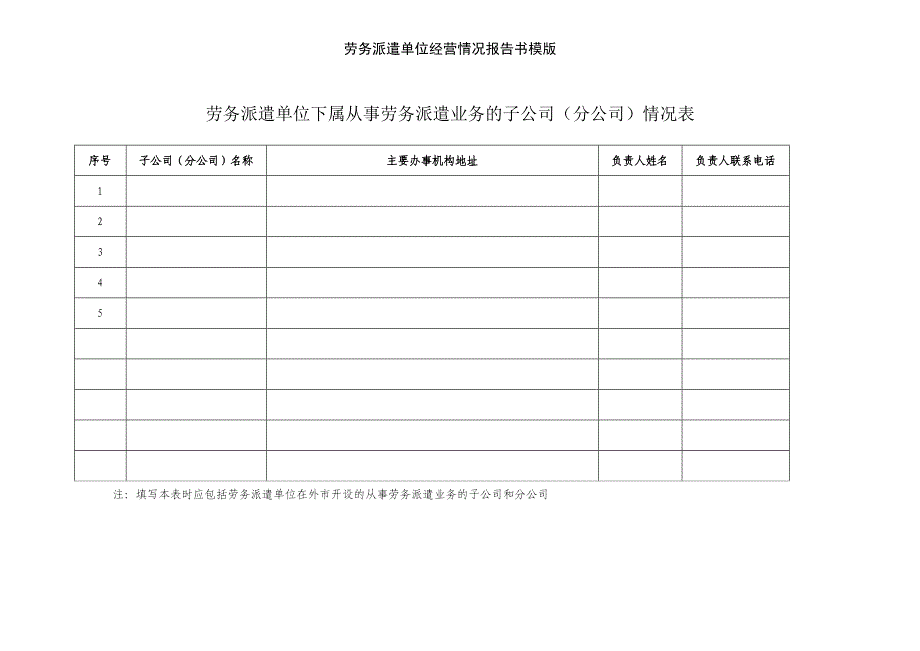 劳务派遣单位经营情况报告书模版_第3页