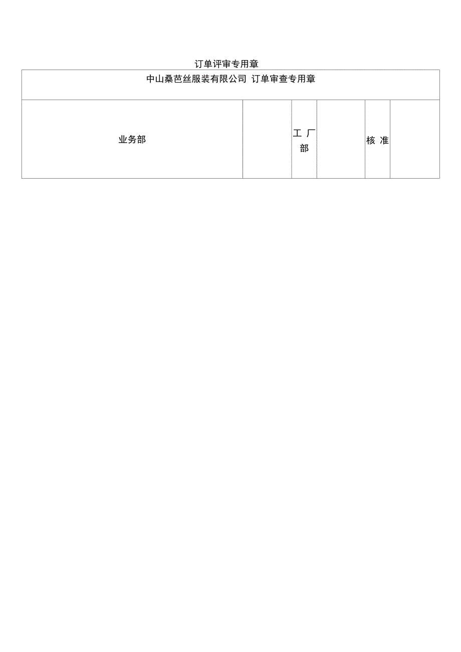 服装企业-订单审查程序资料_第5页