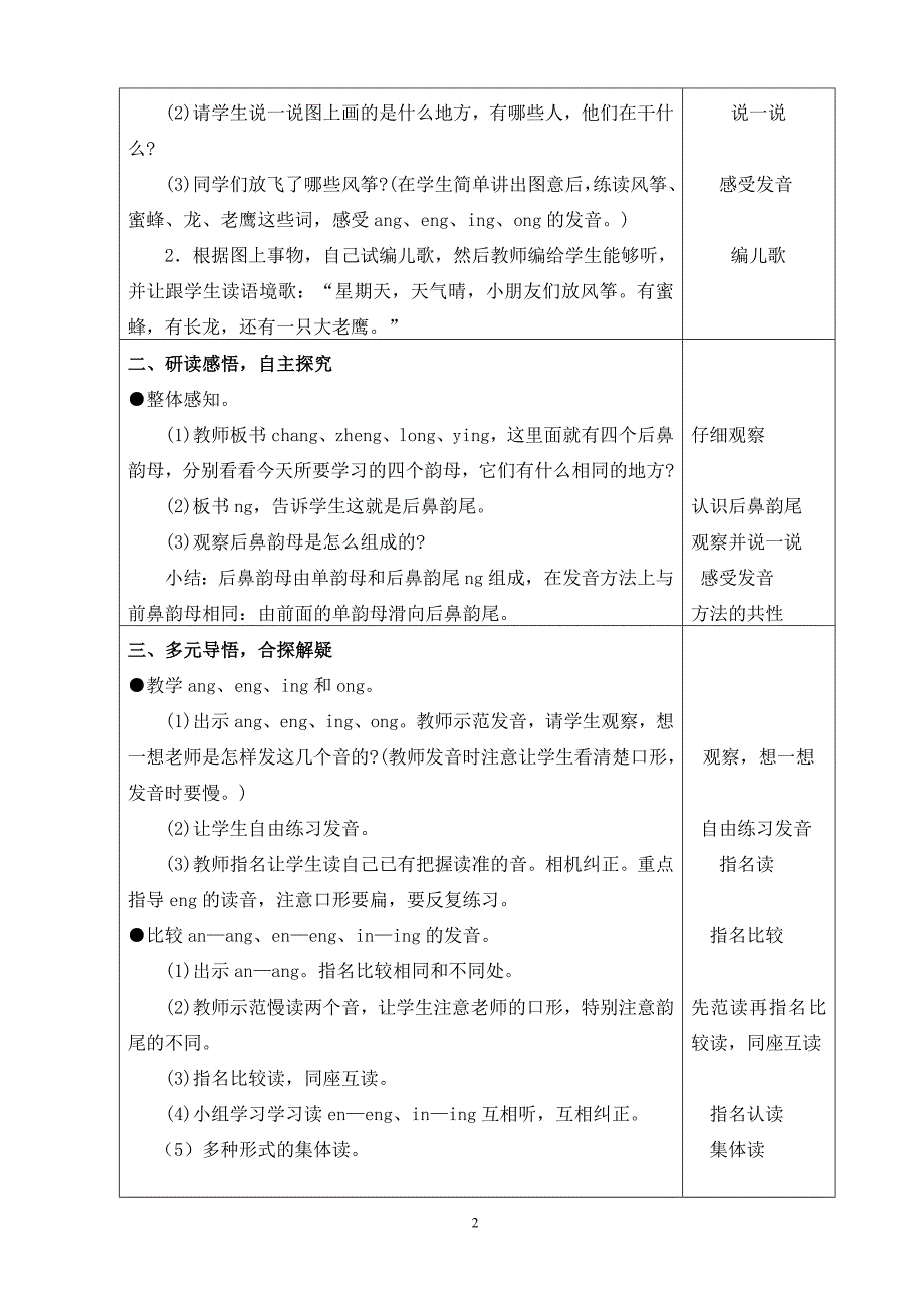 一年级语文第一册《angengingong》教学设计_第2页