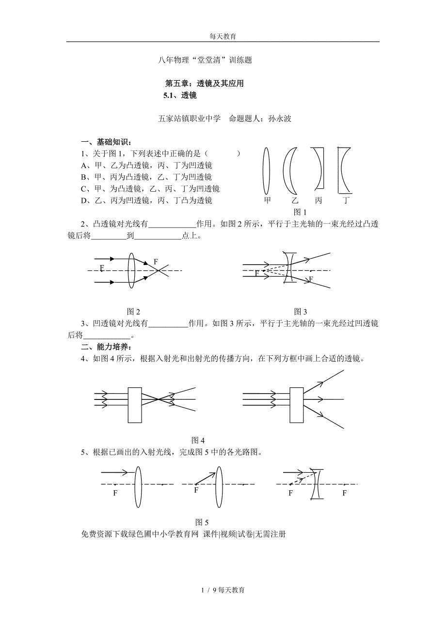 精品5透镜及其应用1_第1页