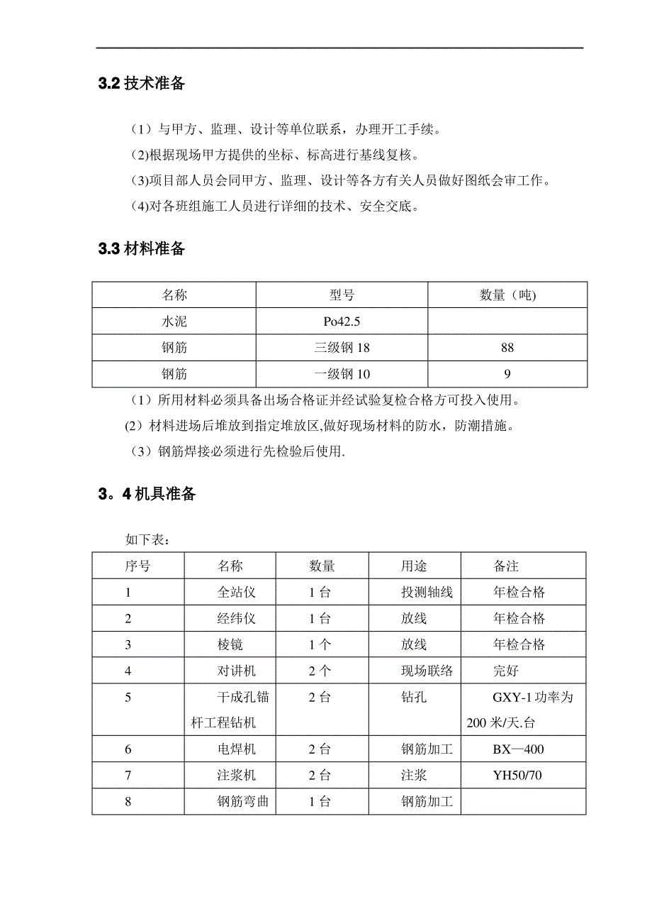 抗拔锚杆施工方案34393_第2页