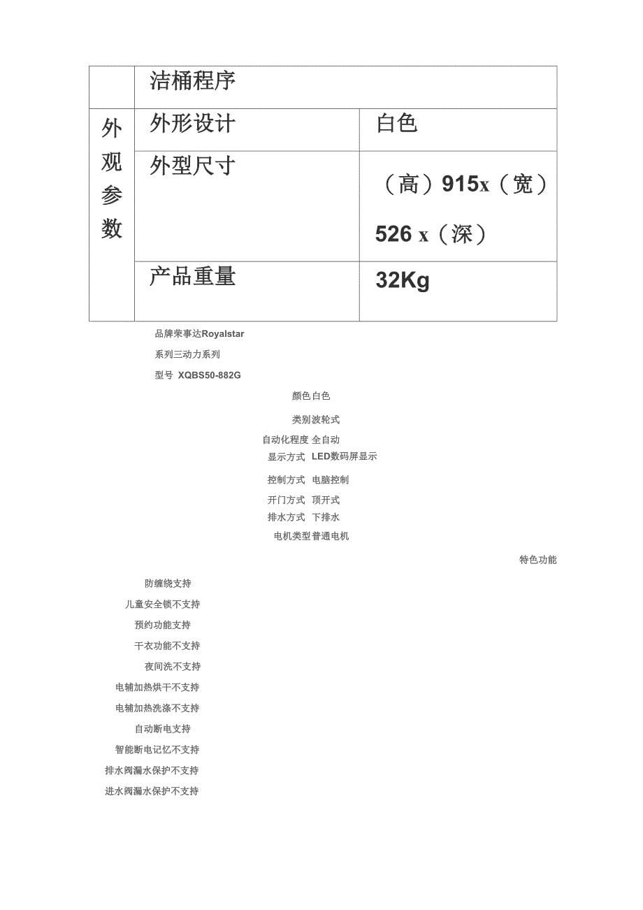 全自动波轮洗衣机基本使用方法_第5页