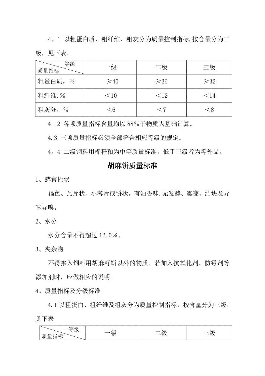 奶牛精补料质量标准_第5页