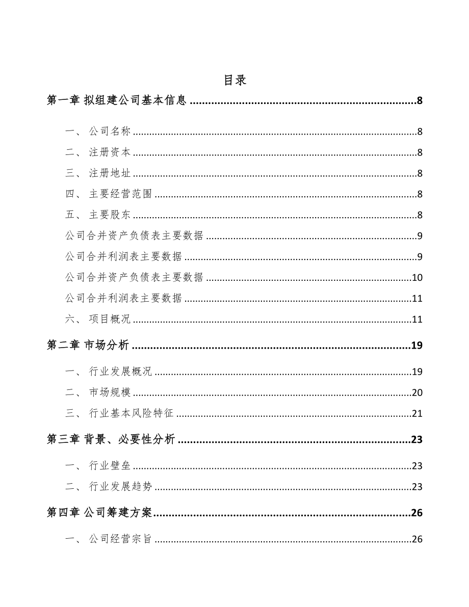 大同关于成立PP片材公司可行性研究报告(DOC 82页)_第2页