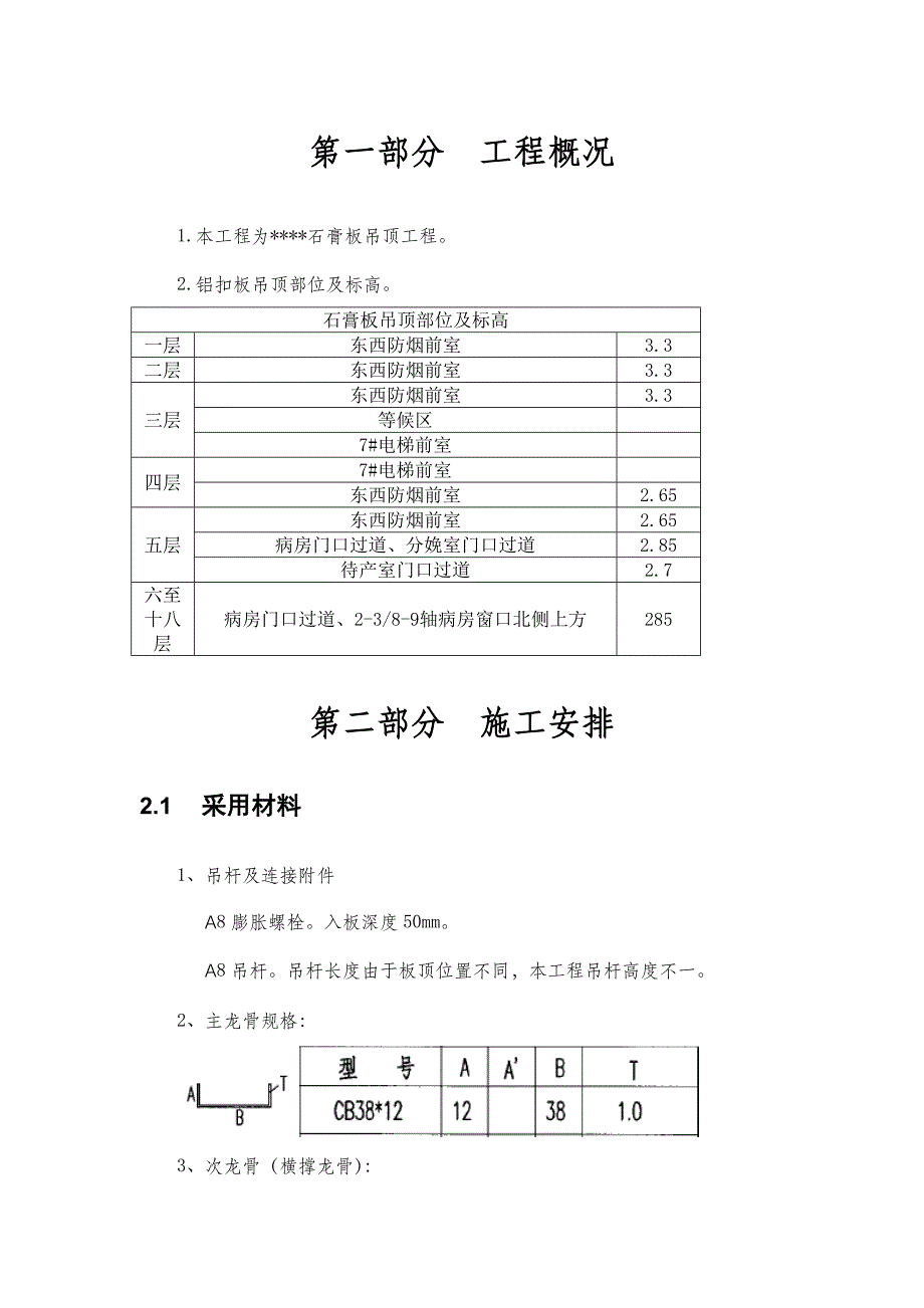 石膏板吊顶方案_第2页