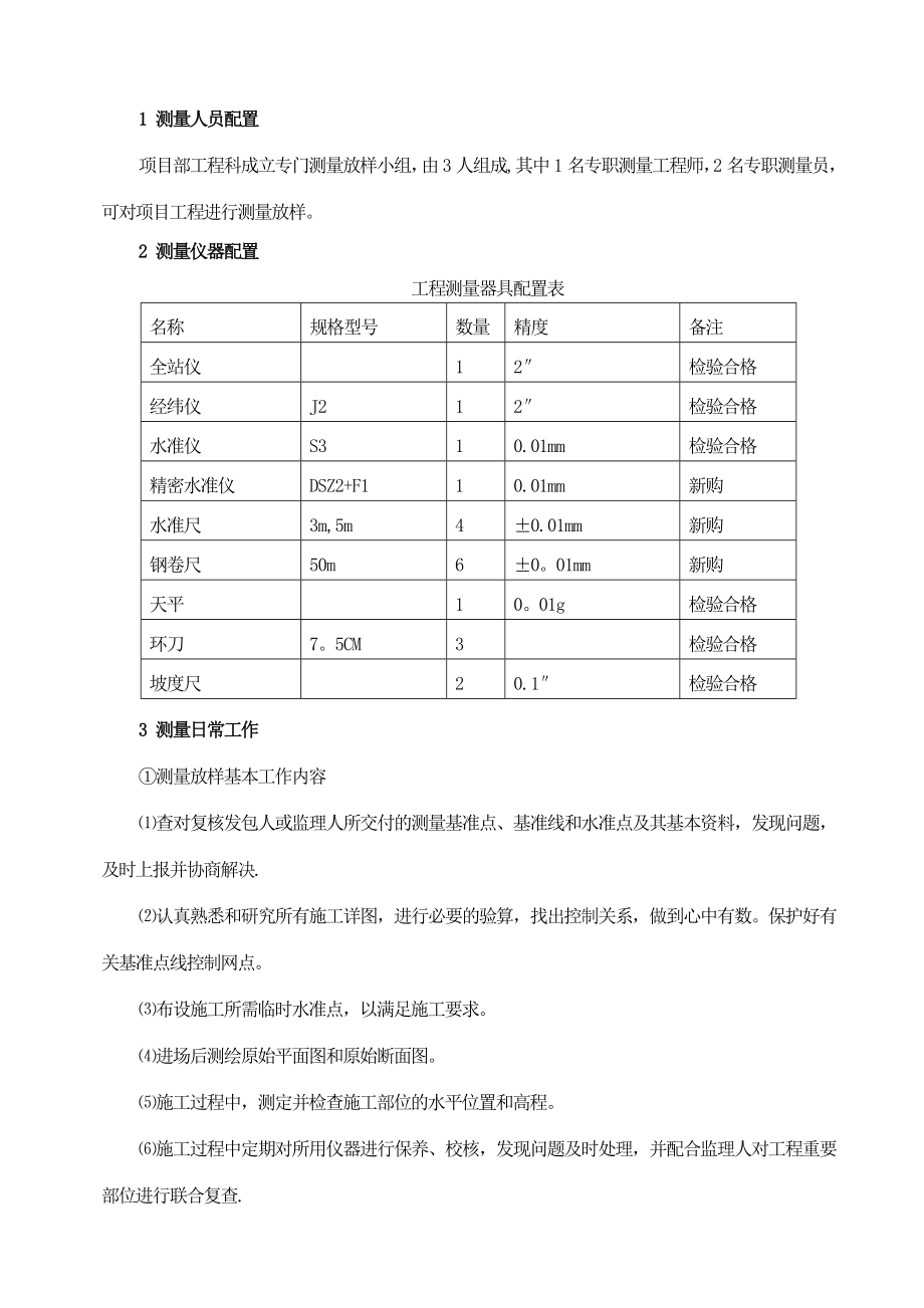 【标准施工方案】农田水利田间道路土地整理施工组织设计_第3页