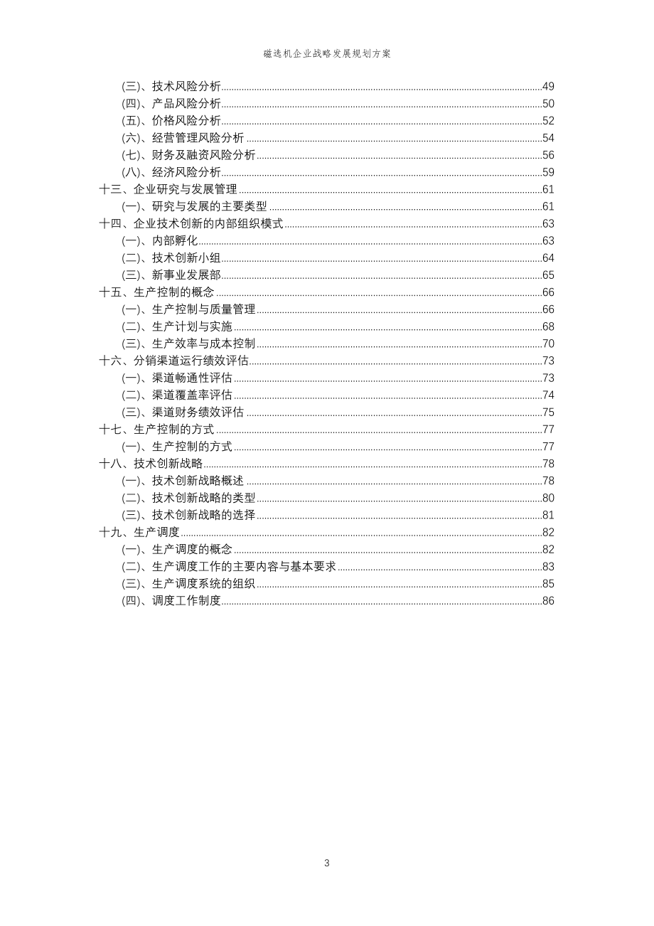 2023年磁选机企业战略发展规划方案_第3页