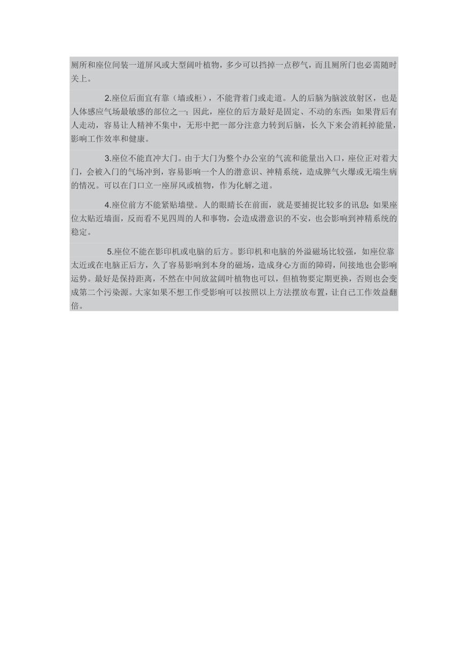 办公桌椅摆放宜忌.doc_第3页