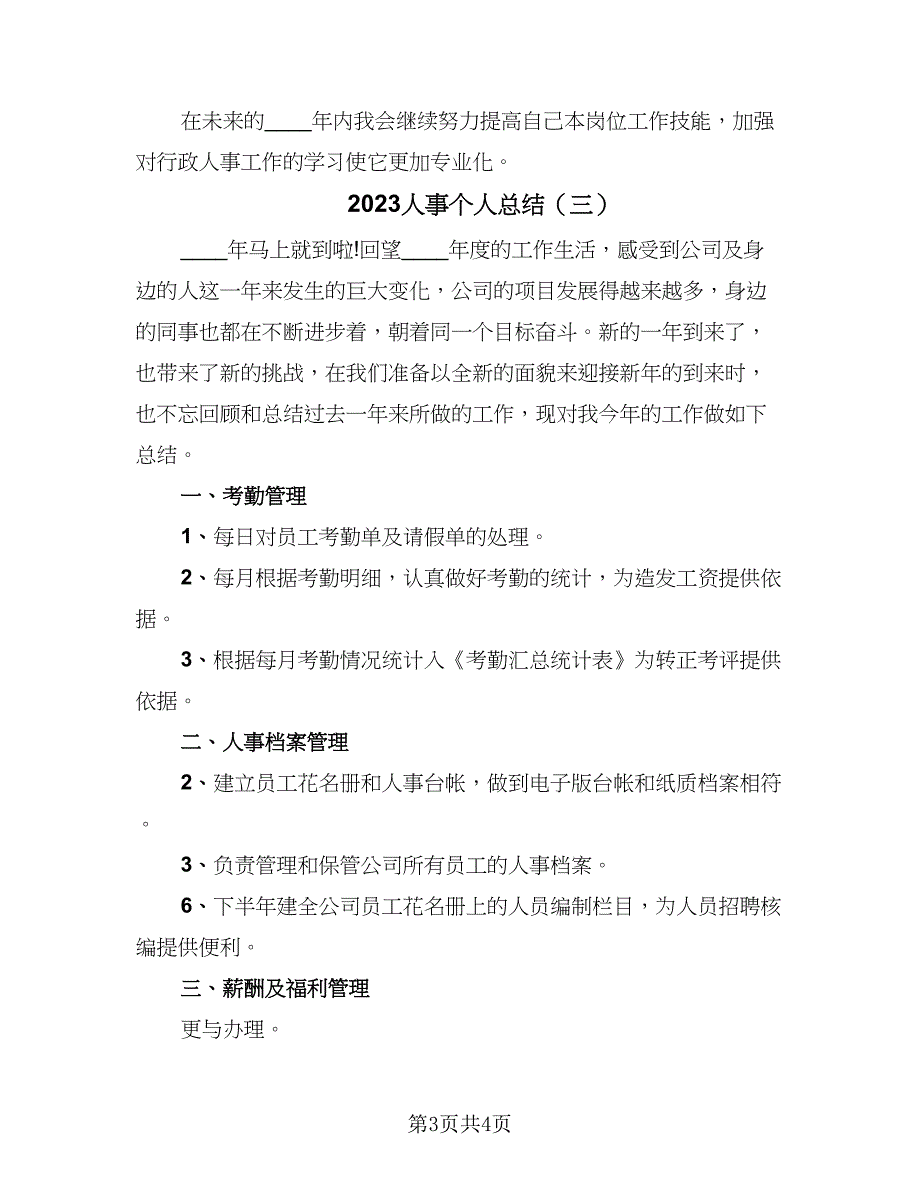 2023人事个人总结（三篇）.doc_第3页