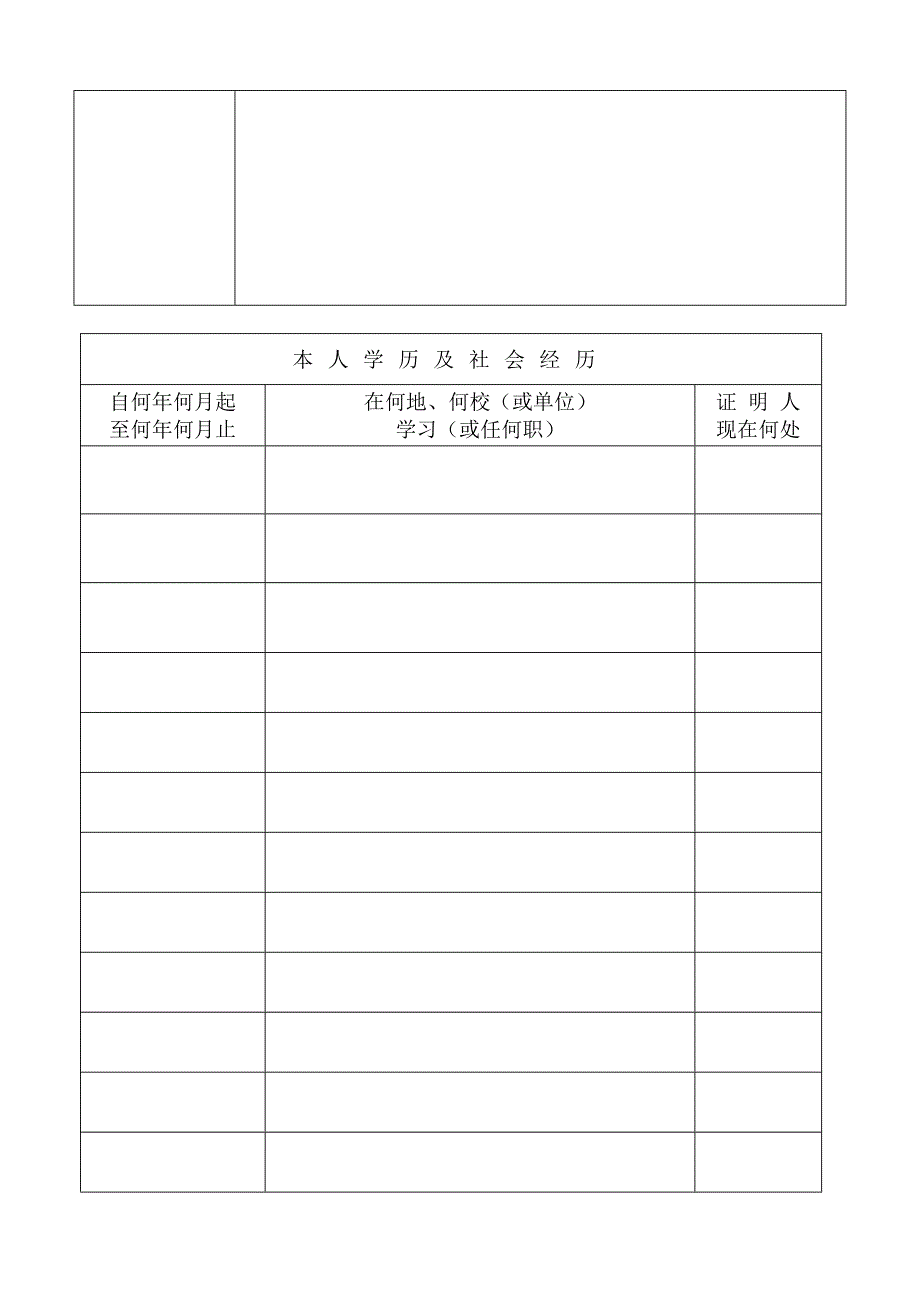 高等学校毕业生登记表范例_第4页