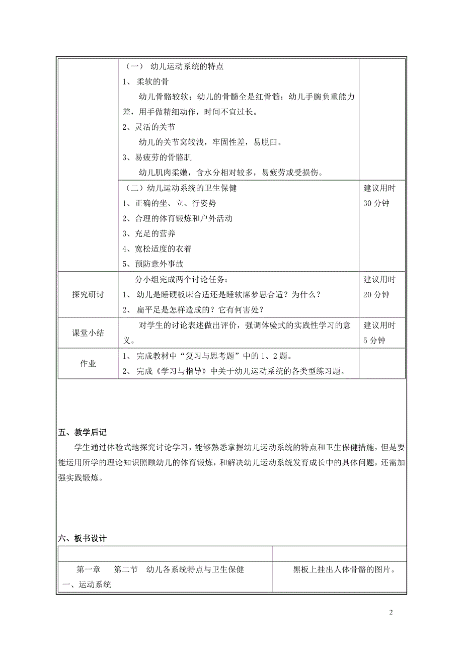 第一章第二节幼儿各系统特点与卫生保健运动系统_第2页