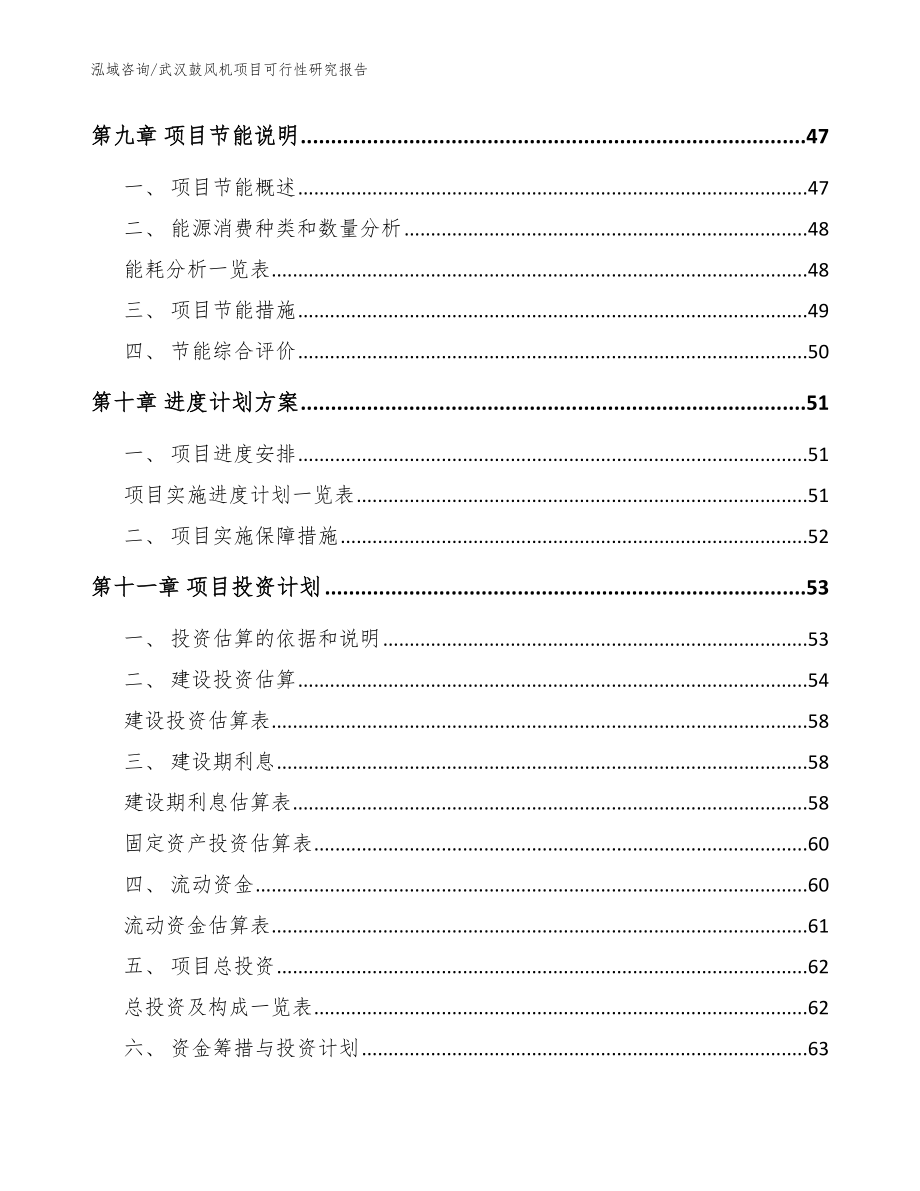 武汉鼓风机项目可行性研究报告（模板）_第4页