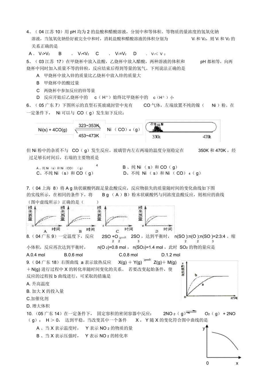 高三化学中的各种平衡_第5页