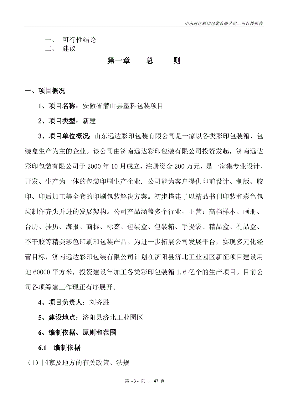 山东远达彩印包装有限公司彩印包装生产项目可行性研究报告_第4页