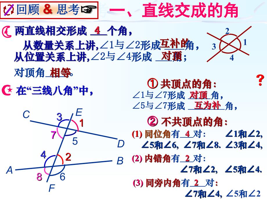 北师大版数学七年级下册2.3平行线的性质1共17张PPT_第2页