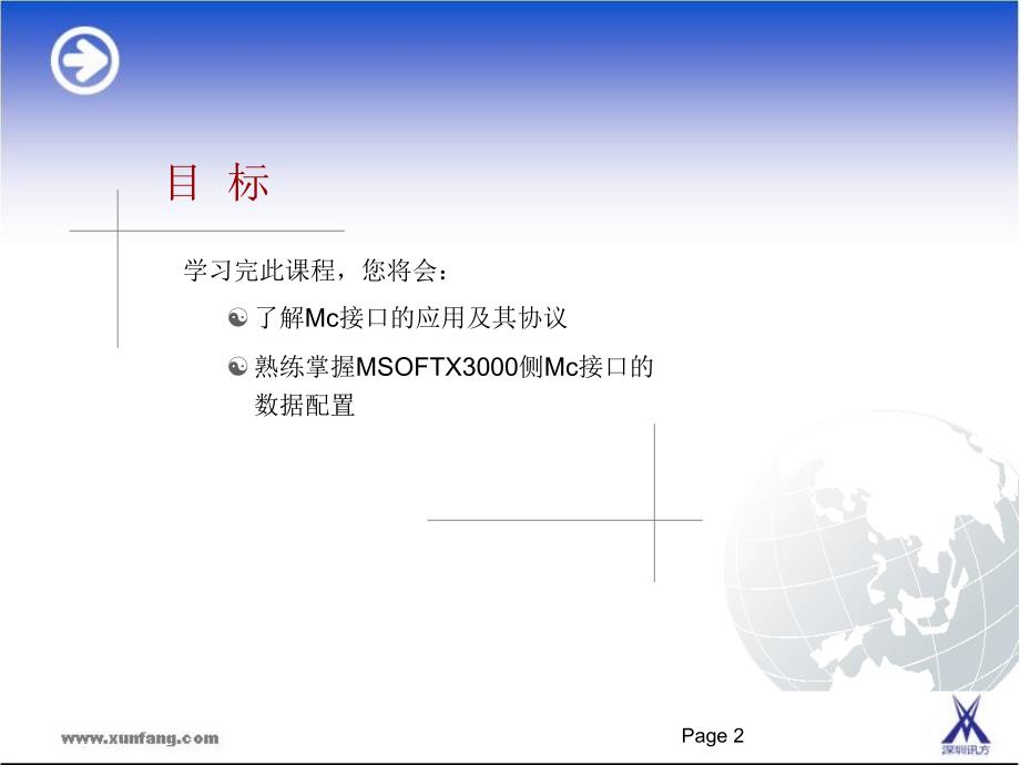 MSOFTX3000Mc接口数据配置课件_第2页