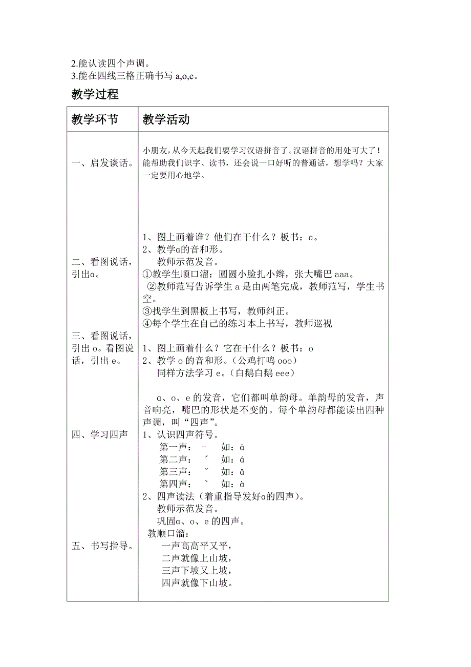 汉语拼音aoeiu教案_第2页