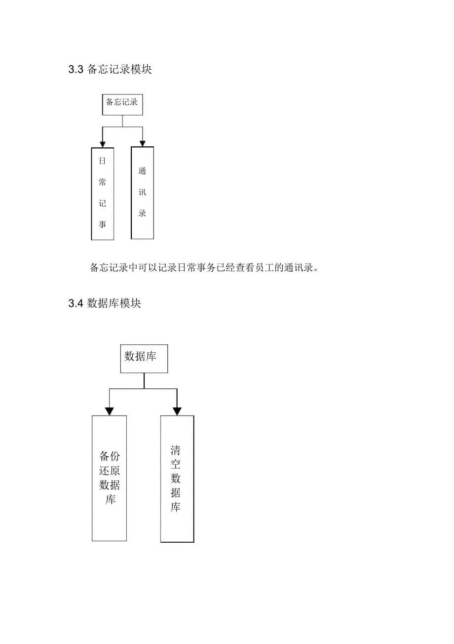 企业人事管理系统需求分析文档_第5页