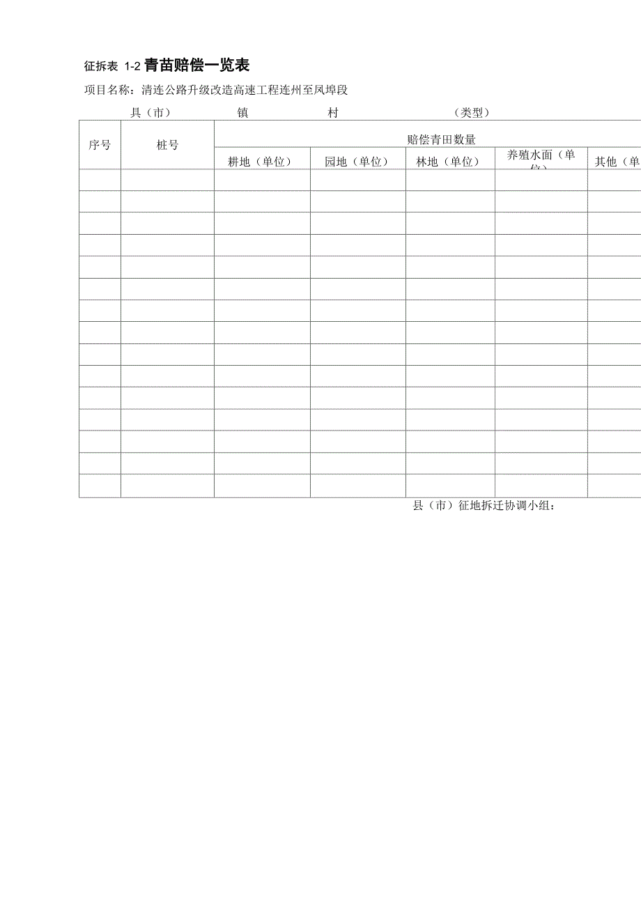 征地拆迁表格完整优秀版_第2页