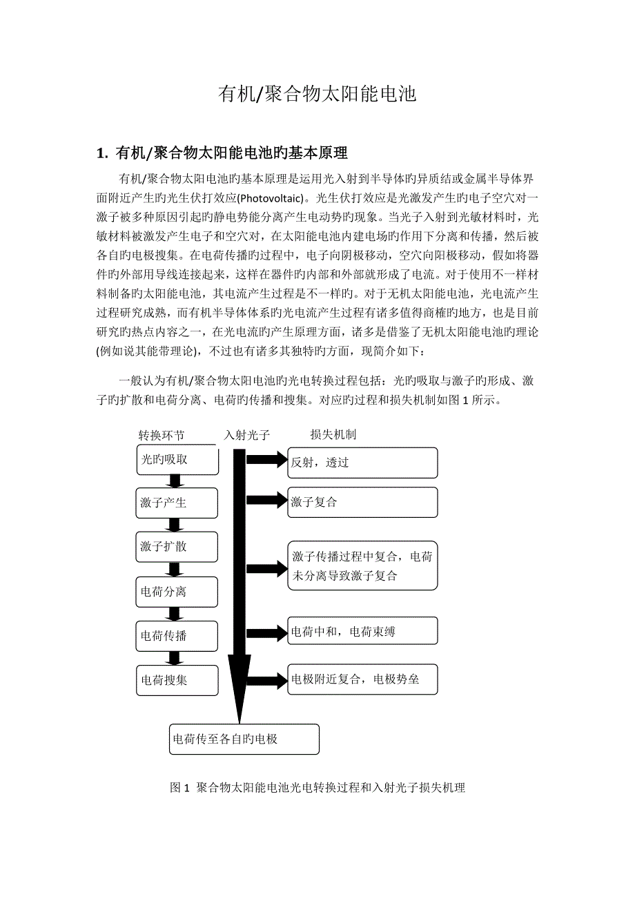 有机聚合物太阳能电池概述_第1页