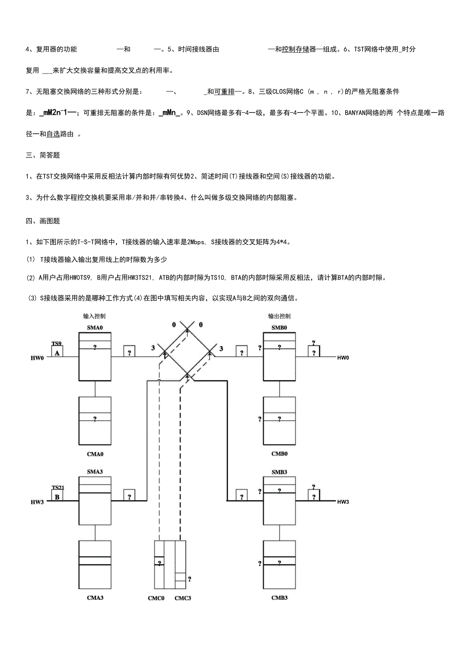 现代交换原理题库_第3页